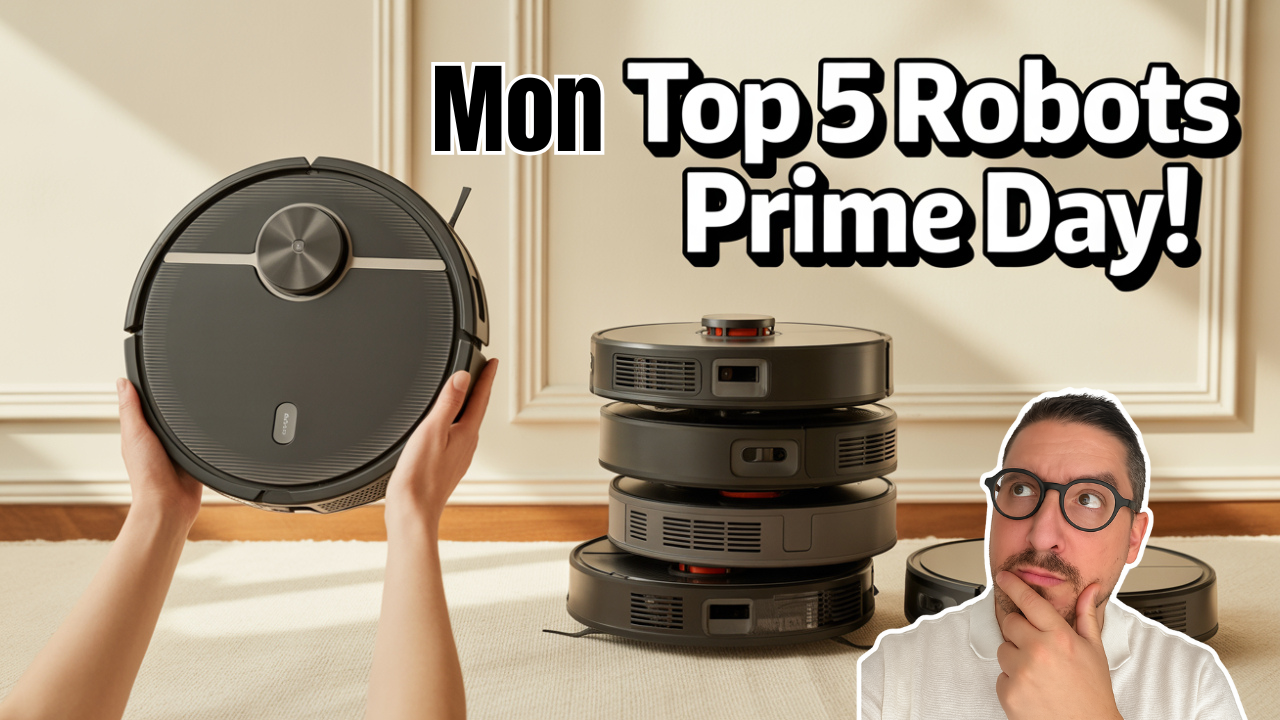 Top 5 des robots aspirateurs laveurs pour 2025 + code promo et offre prime day